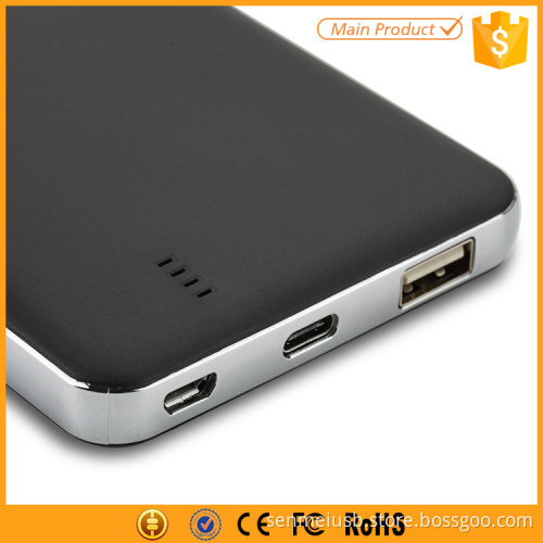 2016 new products type c qc2.0 power bank 8000mah